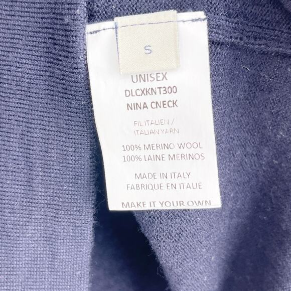 Officine Generale Daily Classics Nina Crewneck Sweater Italian Merino Wool Small - Picture 8 of 10